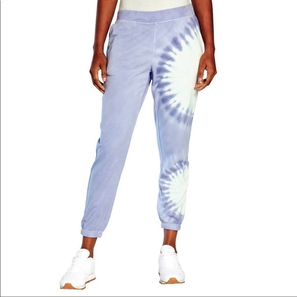 NWT Wildfox Sherbet Tie Dye Hoodie Matching Bottoms SET Color Peri Shibori Sz XL - Picture 6 of 15